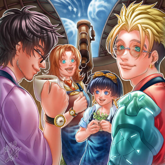 Trigun Stargaze Stamp Rally Polaroid Trigun Stargaze Stamp Rally Polaroid