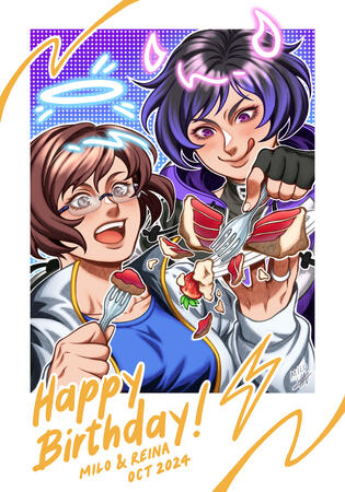 Milo and Reina Birthday