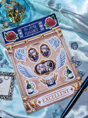 Lee Zine sticker sheet